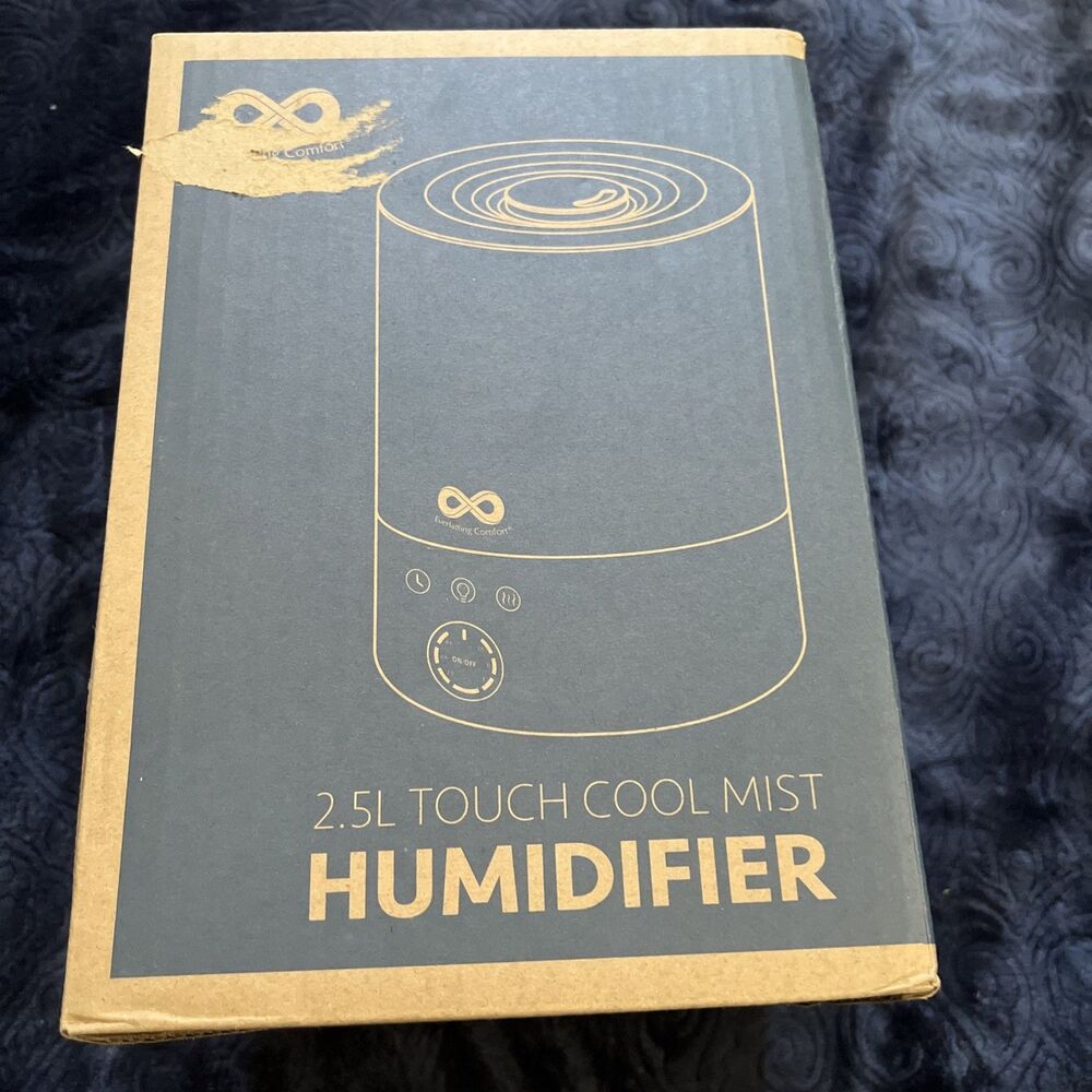 Humidifier Everlasting Comfort 2.5L Touch Cool Mist Humidifier
